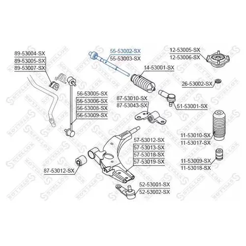     KIA SHUMA 98-04 / CARENS 00-02 5553002SX