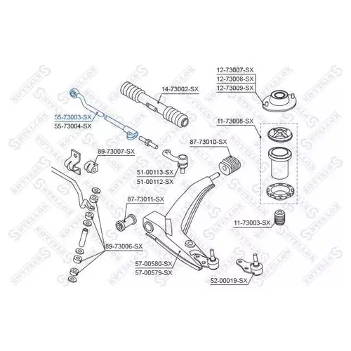     DAEWOO LANOS 97> 5573003SX