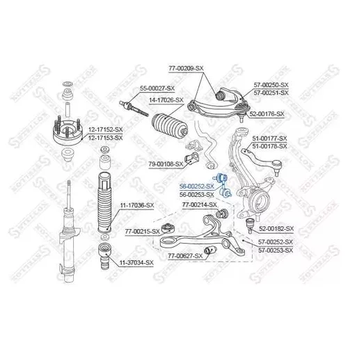   .. L81 M10X1.25HONDA ACCORD / ACCORD ESTATE / ACCORD TOURER 08> 5600252SX