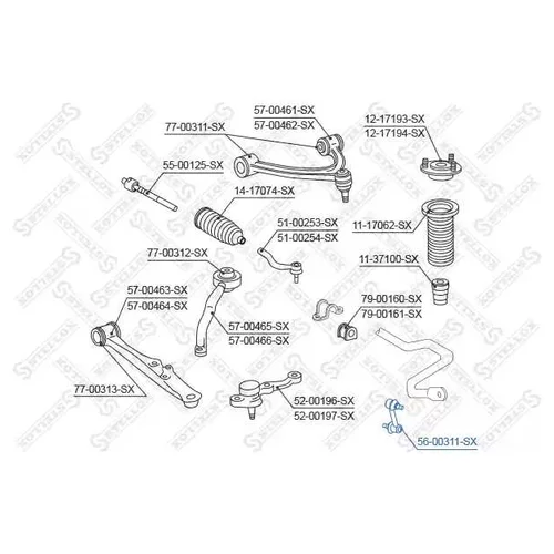     TOYOTA ALTEZZA/LEXUS IS200/300 GXE10/JCE10 5600311SX