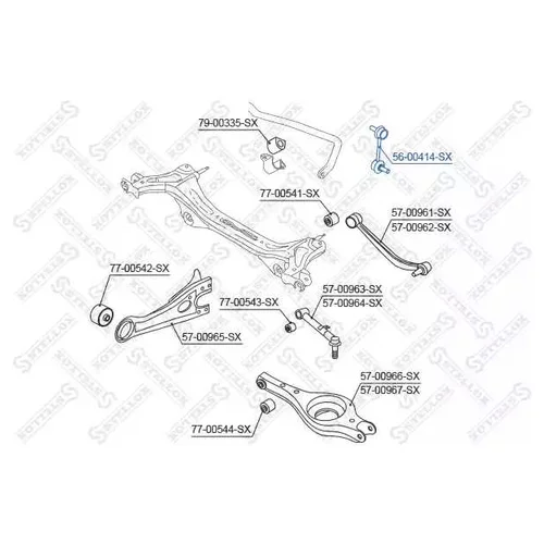     KIA GRAND CARNIVAL/ SEDONA/ ENTOURACE 05> 56-00414-SX