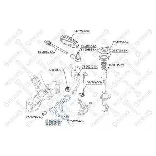    MITSUBISHI OUTLANDER 2.0/2.4 02] 57-00092-SX