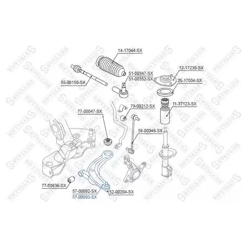    MITSUBISHI OUTLANDER 2.0 / 2.4 02> 57-00093-SX