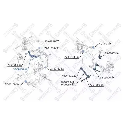     AUDI A3, VW GOLF V/PASSAT B6/TOURAN 03> 5700100SX