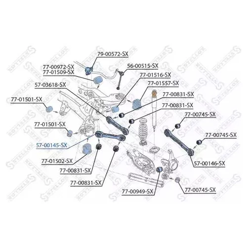      BMW E87/E90/E91 ALL 04> 5700145SX