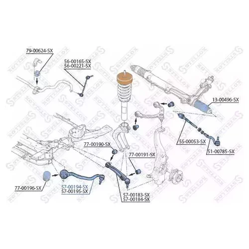   BMW E70 / E71 07] 5700194SX STELLOX