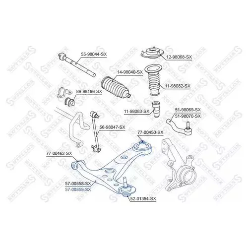     TOYOTA AVENSIS VERSO CLM20/ACM20 01-07 57-00859-SX