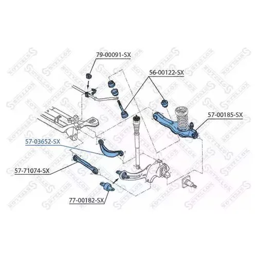     FORD FOCUS 98-04 5703652SX