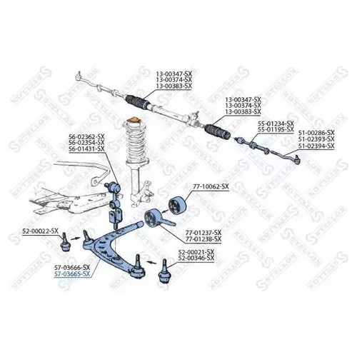     BMW E30 2WD 1.6-2.4TD 82-94 5703665SX