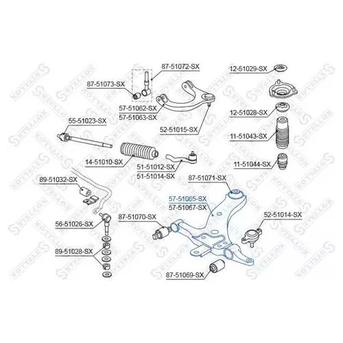     KIA MAGENTIS 00> 57-51065-SX