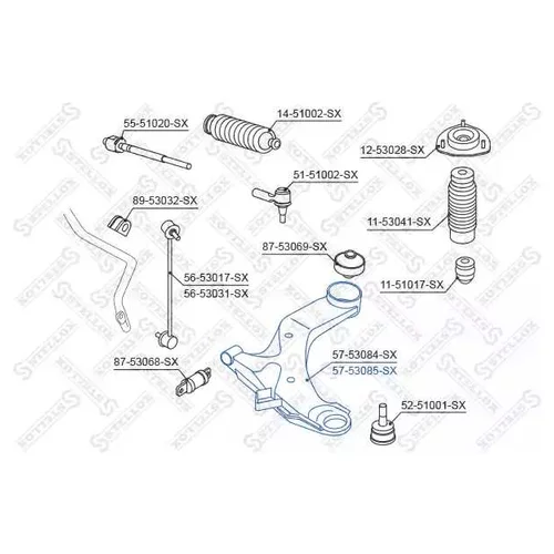    KIA CERATO 04> 5753085SX