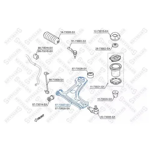    DAEWOO LACETTI 04 5773027SX