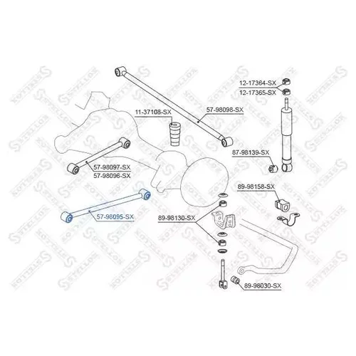  . ...  /  TOYOTA LAND CRUISER 98 > 57-98095-SX