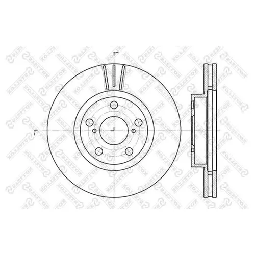    TOYOTA AVENSIS ALL 97-01 6020-4564V-SX