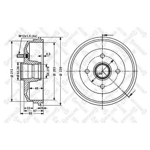   C ABS FORD ESCORT 1.1-1.4 90-95 6025-2529-SX