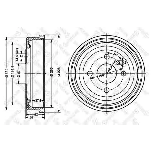   OPEL ASTRA/KADETT 1.2-1.7D 84> 6025-3605-SX