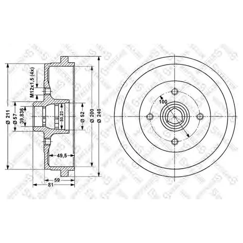   VW GOLF 1.4-1.9TDI 91-97 6025-4709-SX