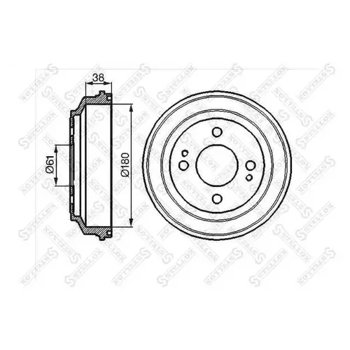   HONDA CIVIC 1.3-1.6 88-91 60259908SX