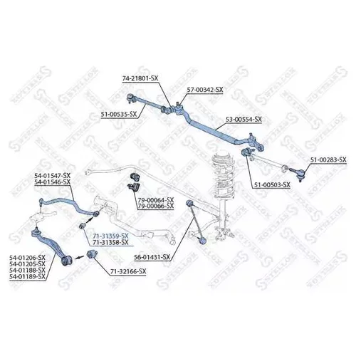   .  BMW 32/E31 4.0I-5.0I 85-99 7131359SX