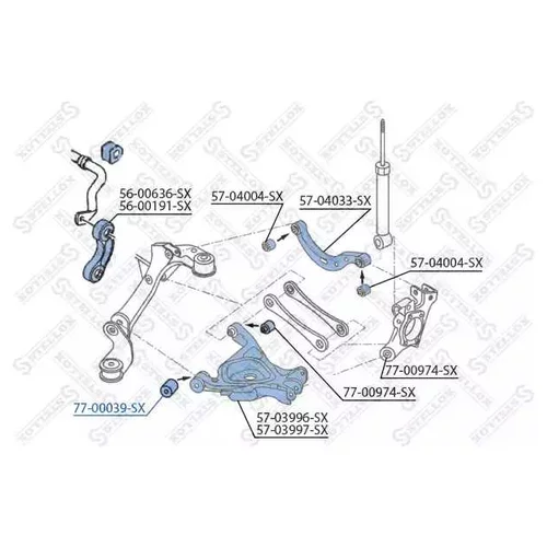   .  AUDI A6/S6/AVANT 04> 77-00039-SX