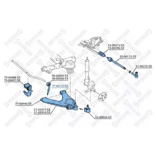  .   Ford Transit 91-99 7700127SX STELLOX