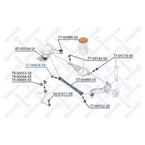   . .  BMW E36/E46/Z1/Z4 90> 7700874SX