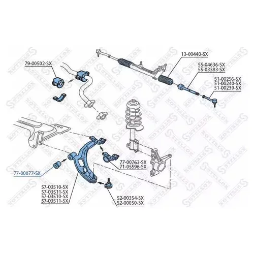   . FIAT DOBLO / PALIO 96> 7700877SX