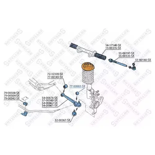   . + CITROEN 15 84-05, PEUGEOT 104 72-88 7700883SX