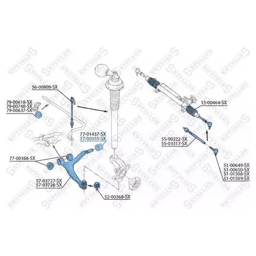   .  PEUGEOT 605 2.0I/T 89-99, CITROEN XM ALL 89-00 7700935SX