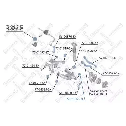  .  BMW 5 F10 2.3-5.0I / 2.0-3.0D 10> 7701517SX