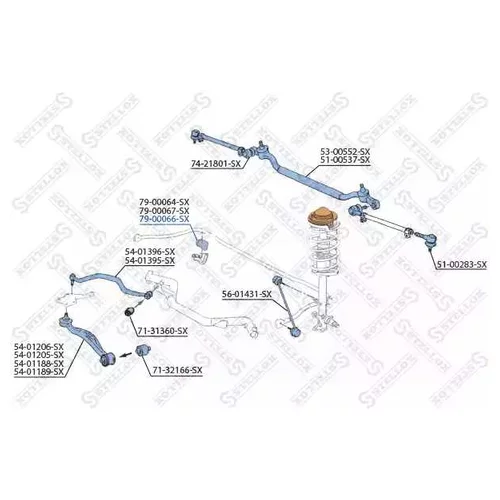    D24 BMW E32 ALL 86-94/E34 2.5IX 91-97 7900066SX