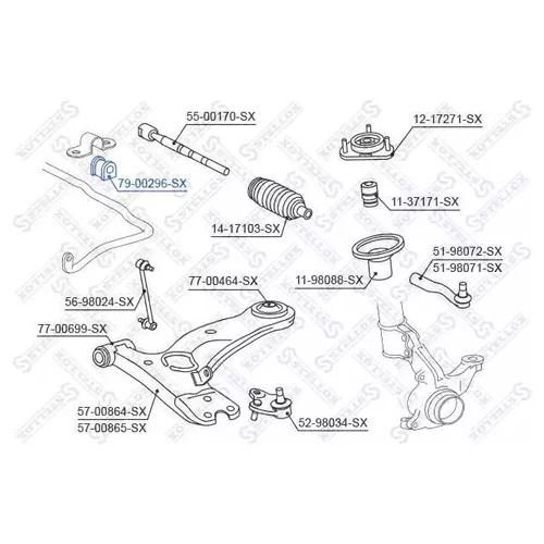    20TOYOTA LITE / TOWNACE NOAH 96-07 79-00296-SX