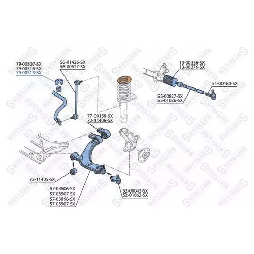     D19 PEUGEOT 306, CITROEN ZX ALL 91-01 7900513SX