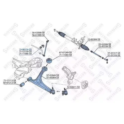    D19 AUDI A3 1.6/1.8T/1.9TDI 96-00 7900536SX