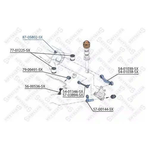  ..  BMW E39 ALL 95-04 87-05802-SX