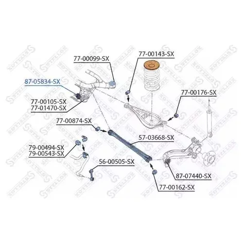  .   BMW E46 316-330 98> 8705834SX