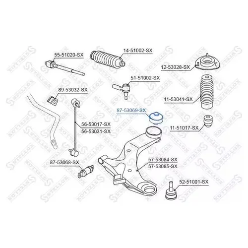   .  KIA CERATO 04> 87-53069-SX