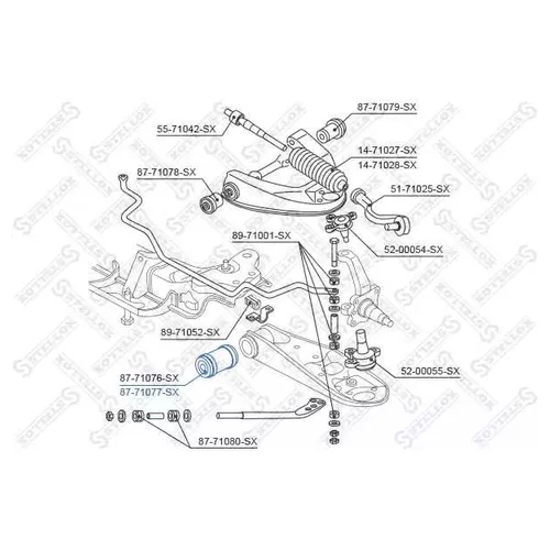   .  . MAZDA E2200 SD/SR ALL 96 > 87-71077-SX