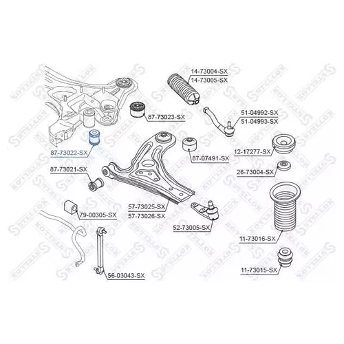   . DAEWOO KALOS 02> 87-73022-SX