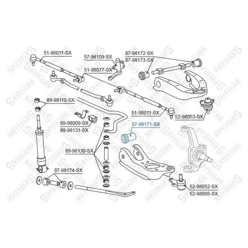   .  TOYOTA HI-LUX RN5/YN5/LN5 83-98 8798171SX