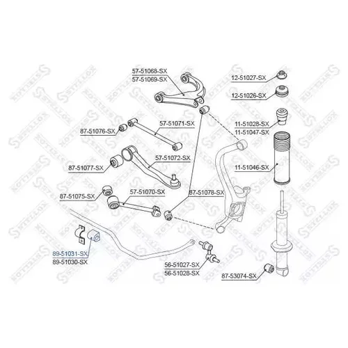    HY SONATA EF 00-01 89-51031-SX