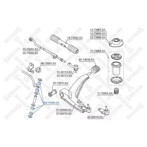     Daewoo Lanos 97> 8973006SX STELLOX