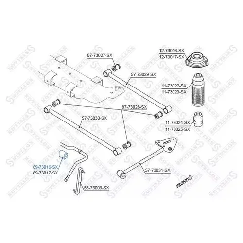    DAEWOO LACETTI EXCEPT STATION WAGON 04> 8973016SX