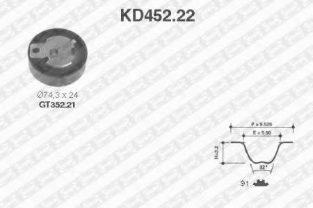    Ford C-Max/Focus 04- KD452.22 SNR