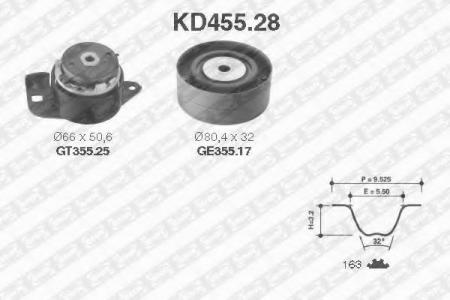   [25.4-MM , 163 .] +2   RENAULT ESPACE III/LAGUNA/SAFRANE II 2.2TD 12V 11/93-3/01 KD45528