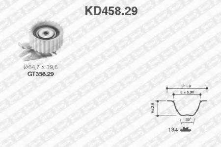   [18MM, 134 .] +   FIAT BRAVA/BRAVO/MAREA 1.4 12V 10/95->, LANCIA Y 1.4 12V 3/96-> KD45829