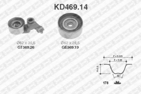   TOYOTA AVENSIS 2.0D-4D 16V Z=178X25 9 KD469.14