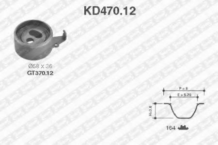   MAZDA E2000/2200 2.2D 91-02, KIA BESTA 2.2D 96> KD47012