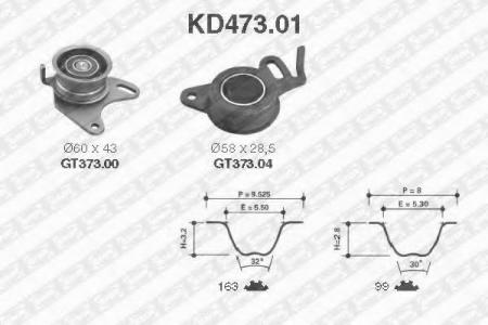   HY H-1,PORTER/MITSUBISHI PAJERO II,III 2.5TD (2 +2 ) KD473.01