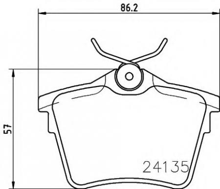     PEUGEOT: 407 04-, 407 SW 04-, 407  05- T1463                PAGID